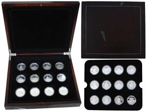 Solomon Islands, Elizabeth II, Silver 25 Dollars, a set of 24 different coins, showcasing 
