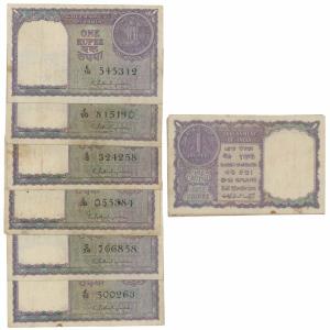Rupee 1, 1951, signed K. G. Ambegaonkar, (J&R 6.1.3.1). About Very Fine. (6)