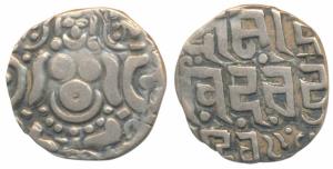 Gahadavalas of Kanauj, Govinda Chandradeva (1114-1154 AD), Gold 4½ Masha, 4.2g, obv. Godde