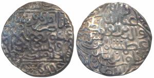 Ghiyath al-din Azam (AH 792-813; 1389-1410 AD), Silver Tanka, 10.6g, Hadrat Firuzabd Mint,
