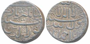 Jahangir (AH 1014-1037; 1605-1627 AD), Silver Heavy Rupee, 13.64g, 20% overweight, Ahmedab