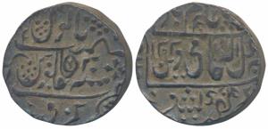 Mahadji Rao (AH 1175-1209, 1761-1794 AD), Silver Rupee, 11.02g, Narwar Mint, in the name o