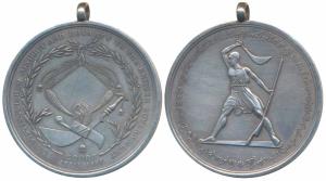 East India Company Medal for the Coorg Rebellion 1837, Silver Medal, Calcutta Mint, obv. a