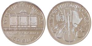 Austria, Silver 31.1g, 1.50 Euro (1 ½ Euro), 2010, Vienna Philharmonic, rev. Instruments (