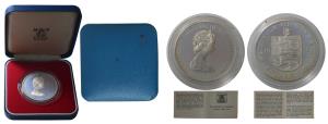 Bailiwick of Guernsey, Elizabeth II, Silver 25 Pence, 28.28g, 1977, 1978 Royal Visit (KM 3