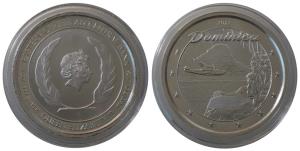 Dominica, Queen Elizabeth II, Silver Two Dollars, 31.1g, 2018. Uncirculated.