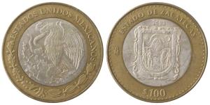 Mexico, Silver 100 Pesos, 33.94g, 2005 (KM 688). Uncirculated.