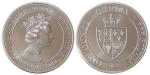St. Helena, Queen Elizabeth II, Silver Guinea, 31.1g, 1oz, 2018. Uncirculated.