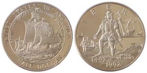 United States of America, Copper-nickel clad copper, half dollar, 11.34 g, 1992, 500th Ann