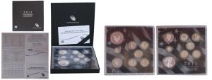 United States of America, Proof Set of 8, all Silver, Dime, ½ Dollar & Dollar and 5 differ