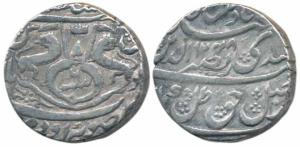 Nasir-ud-din Haider, Silver Rupee, 10.8g, Dar-us-Sultanate Lucknow Mint, AH 1248/6 (KM 205