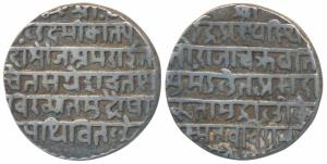 Jaswant Rao (SE 1719-1734; AH 1213-1226, 1798-1811 AD), Silver Nazarana Rupee, 11.2g, SE 1