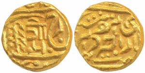 Umaid Singh (VS 1975-2004; 1918-1947 AD), Gold Mohur, 11g, with the name of George VI, Go 