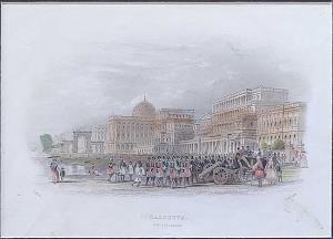 Calcutta, The Esplanade. T. Allom,. 1858. 22 x 15.5 cm.