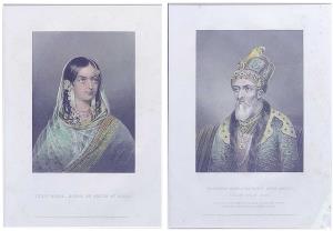 Zenat Mahal- Begum or Queen of Delhi. The second Mahomed Suraj-oo-deen Shah Gazee, Titular