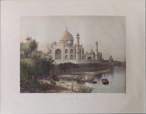 The Taj Mahal, Agra. Published May 27th 1867, By Colnaghi & Co. 13 & 14 Pall Mall East, Lo