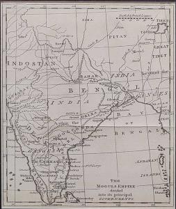 The Moguls Empire divided into its principal Government. 1776. 20 x 24.5 cm.