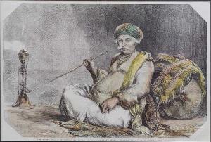 The Hindu Rajah of Ooncar Mandatta, on the Nerbudda From A Drawing By Mr. W. Carpenter. 18