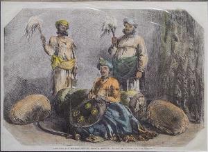 Tookajee Rao Holkar, Indore.-From A Drawing By Mr. W. Carpenter. 1877. 36 x 26 cm.
