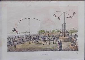 The Churuk Puja. 1847. 25 x 17.5 cm.