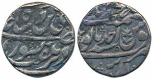 Muhammadabad Banaras Mint, Silver Rupee, 11.10g, in the name of Shah Alam II, RY Ahd, shru