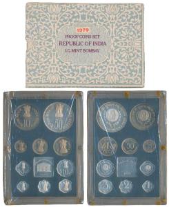 1979 Proof Set, Happy Child Nation’s Pride, set of 10, 1 Paisa to Rupees 50. In immaculate
