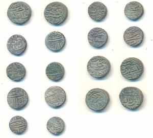 Mahmud Shah I (AH 826-917; 1458-1511 AD.), Billon Tanka (3), Silver ½ Tanka (5) and Silver