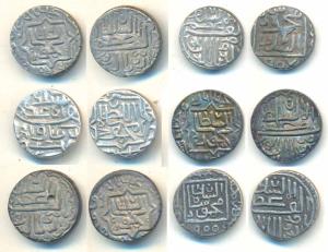 Mahmud Shah I, Silver ½ Tanka (6), Shahr I Mukaram Muhammadabad urf Champanir Mint, AH 900