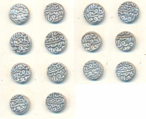 Nasir-al-din Mahmud Shah III bin Latif (AH 944-961; 1537-1553 AD), Silver Tanka (7), al wa