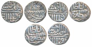 Shams al-din Muzaffar Shah III (AH 968-980, 1560-1573 AD), Silver ½ Tanka, AH 973, 974 and
