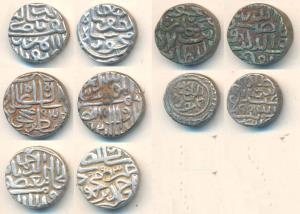 Silver Tanka (3), Muzaffar Shah II, AH 932; Mahmud Shah III & Ahmad Shah III, AH 963; Mahm