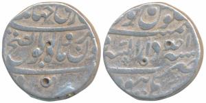 Jahandar Shah (AH 1124; 1712-1713 AD), Silver Rupee, 11.3g, Dar us-Sarur Burhanpur Mint, R