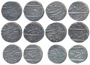 Anand Rao (AH 1215-1235; 1800-1819 AD), Silver Rupee, 11.52g, in the name of Shah Alam II,
