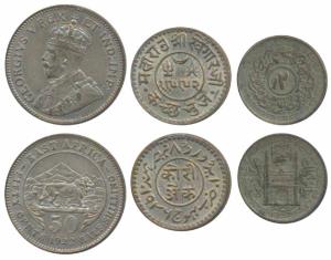 Kutch, Khengarji III, Silver Kori, in the name of Edward VIII, VS 1992/1936 (KM Y65); Hyde