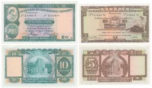Hong Kong, 5 & 10 Dollars, 1973, (KM 181 & 182). Uncirculated. (2)