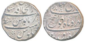 Jahandar Shah, Silver Rupee, 11.3g, Dar ul-Khilafat Shahjahanabad Mint, AH 1124/Ahd, ’Abul