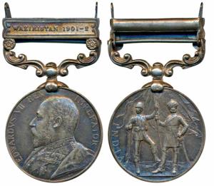 India Medal, Edward VII, Silver, Waziristan 1901-2 bar, awarded to 2377 Sepoy Sardara Sing