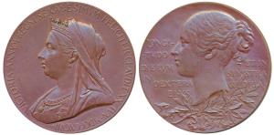 Victoria’s Diamond Jubilee Medal, Copper, 72.17g, 1837-1897, obv. matured bust of the Quee