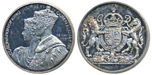Coronation of George VI and Queen Elizabeth, Silver 14.18g, obv. conjoined busts of George