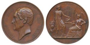Belgium, Leopold I, 25th Anniversary of the King's Accession, L. Weiner, 1831 to 1856, rev