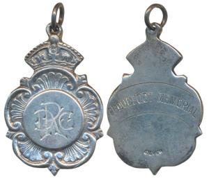 Proudfoot Memorial Silver Medal, design slightly similar to that of a Companion of the Ind