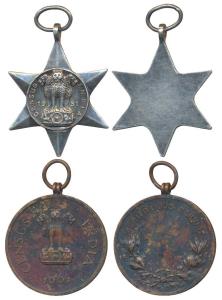 Republic India, Census of India, Silver Star and Bronze Medal, 1951 and 1961 respectively,