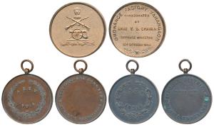 Assorted Medals (3), Bronze Medal, obv. Secunderabd Garrison, Athletic Association, rev. A