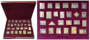 The Empire Collection, Stamp ingot set, 25 stamps of different countries of the British em