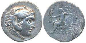 Pamphylia, Perge, Alexander III (c. 221-189 BC), Silver Tetradrachm, 15.76g, obv. head of 