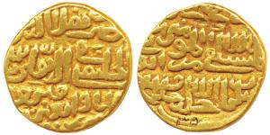 Muhammad Shah III bin Tughluq, Gold Tanka, 10.82g, Delhi Mint, AH 743, in the name of Abba