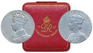 George VI Coronation Medal, Silver, 91.9g, 12th May 1937, obv. crowned bust of George VI, 