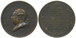 The Capture of Trincomalee, Copper Medal, Admiral Pierre André de Suffren (1726-1788), for