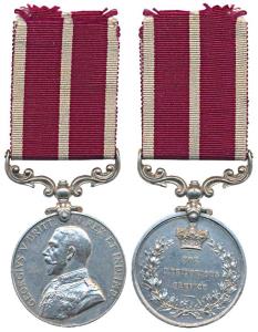 Army Meritorious Service Medal, George V, Silver, awarded to Surgeon Stoyles Royal Army Se