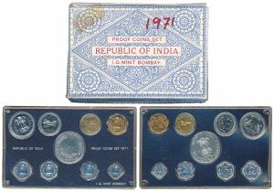Proof Set, Food For All, set of 9, 1 Paisa to Rupees 10. In immaculate condition, within o
